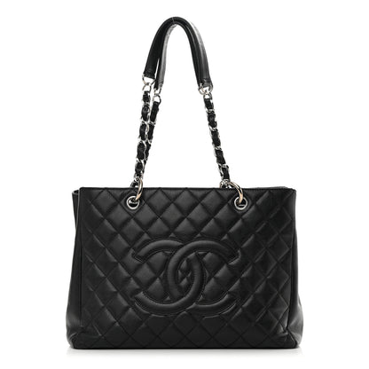 Chanel Caviar Quilted Grand Shopping Tote GST Black 1 of 13