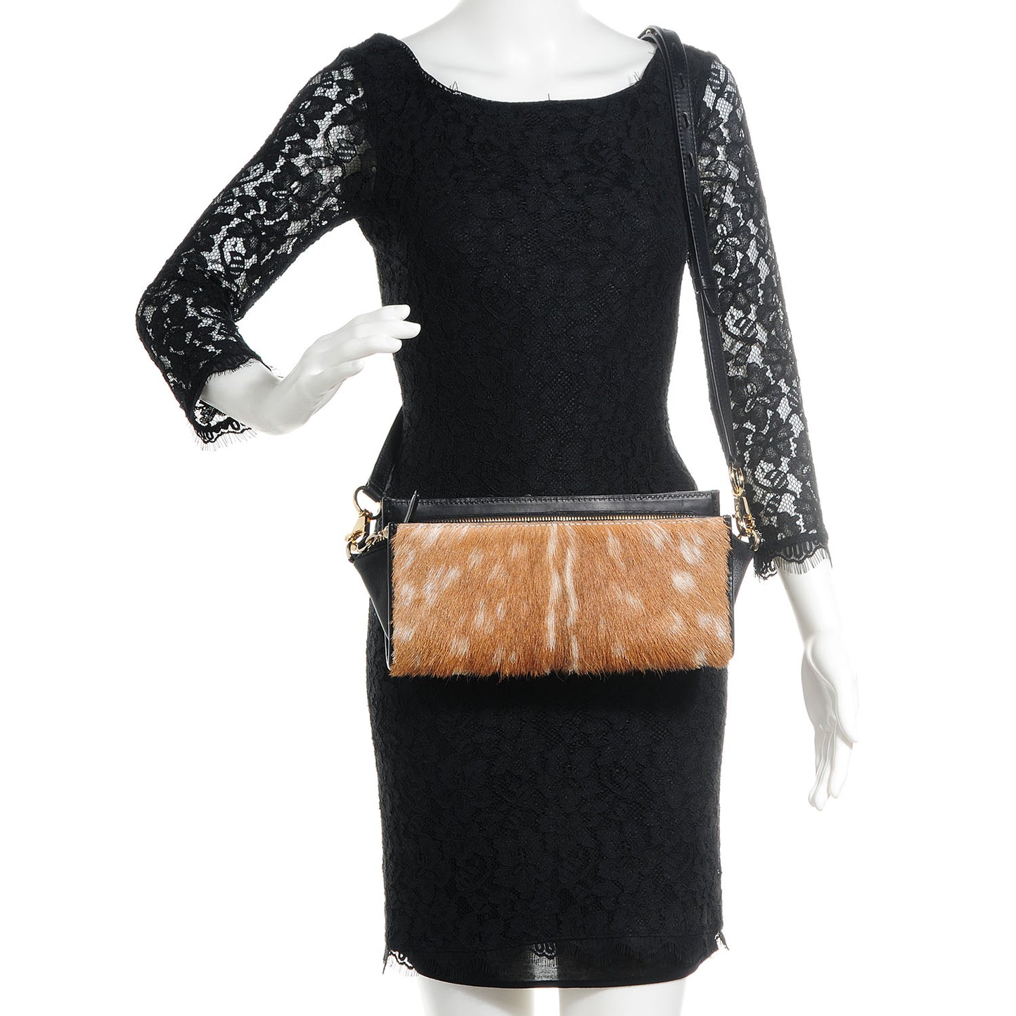 Deer Hair Pelican Clutch Natural