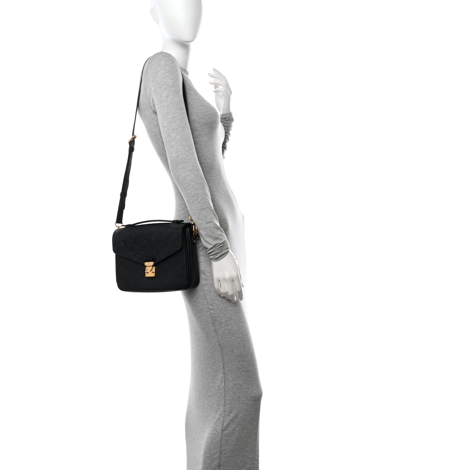 Louis Vuitton Empreinte Pochette Metis Black 2 of 10