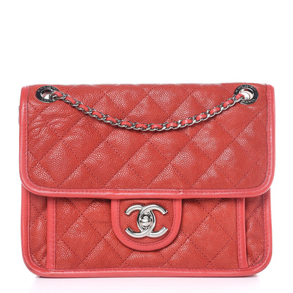 Chanel Caviar Quilted Mini French Riviera Flap Red 1 of 13