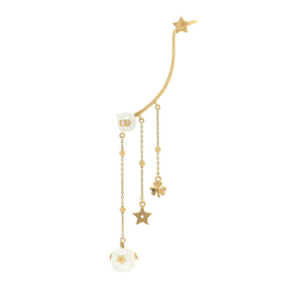 Christian Dior Pearl Shiny-D Earring Gold 1 of 5