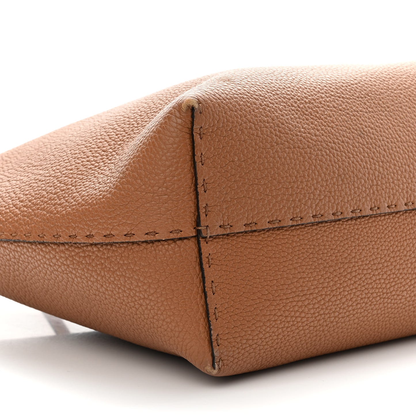 Cuoio Romano Selleria Bi-Color Large Carla Shopping Tote Mou Deserto