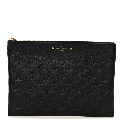 Louis Vuitton Empreinte Daily Pouch Black 1 of 8