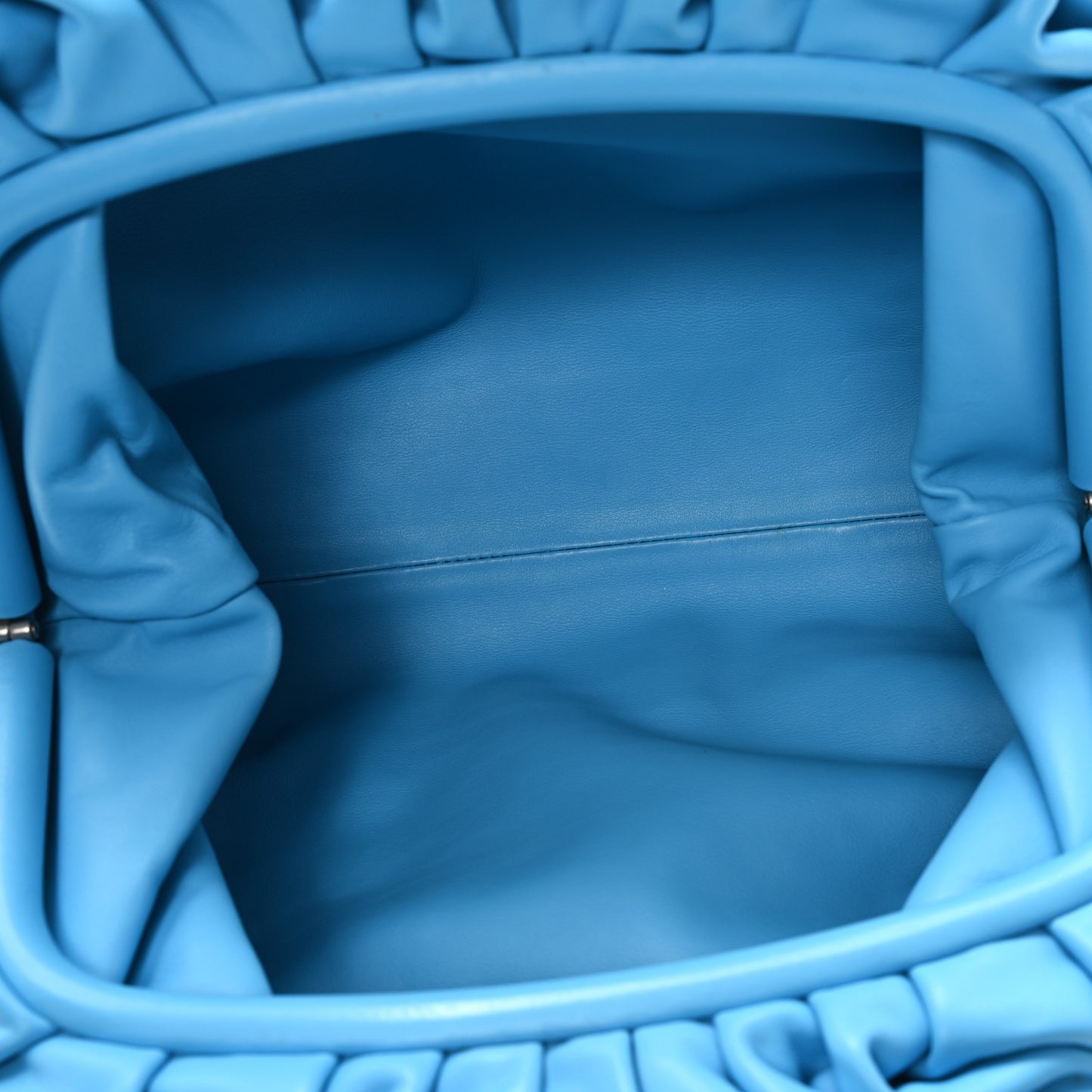 Smooth Butter Calf The Pouch Oversized Clutch Swimming Pool