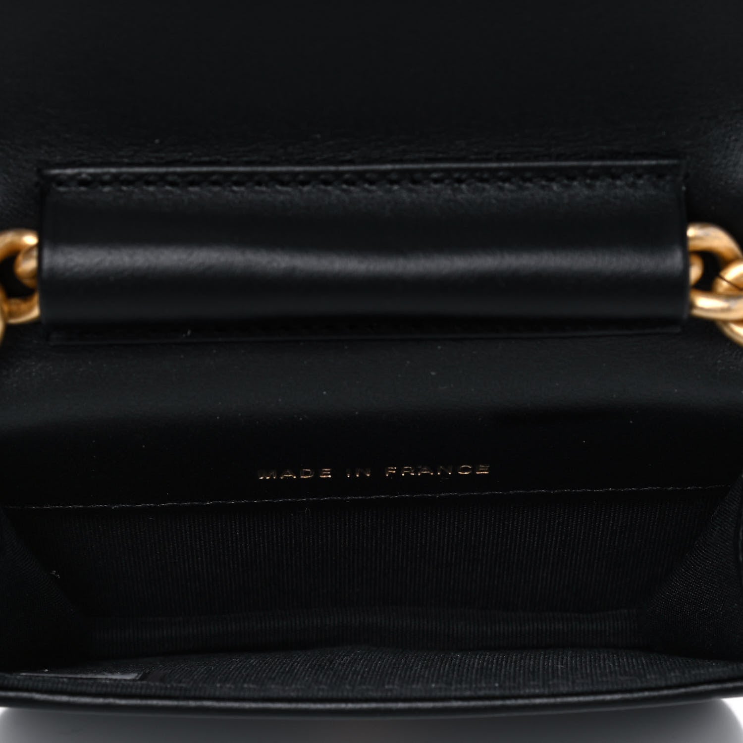 Chanel Caviar Chevron Quilted Boy Flap Waist Belt Bag Black 4 of 4