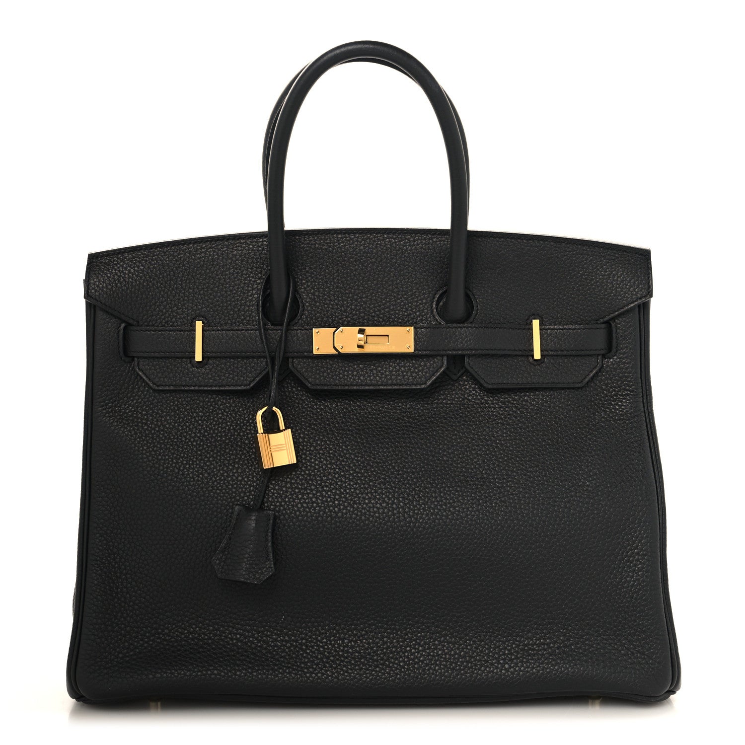 Hermes Taurillon Clemence Birkin 35 Black 1 of 13
