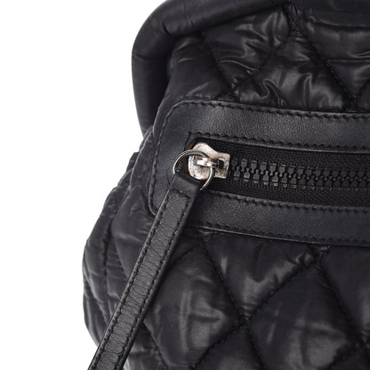 Chanel Nylon Quilted Coco Cocoon Bowler Black 13 of 13