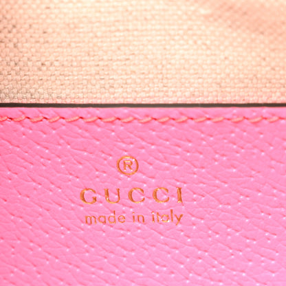 Gucci GG Supreme Monogram Textured Dollar Calfskin Web Ophidia Small Crossbody Bag Beige Ebony Fuchsia 6 of 10