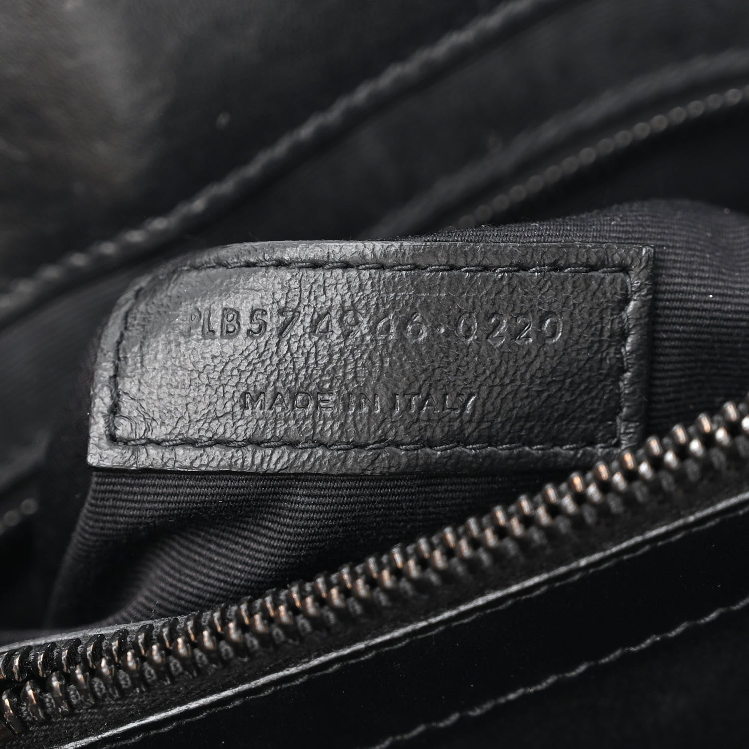 Saint Laurent Calfskin Y Quilted Monogram Monochrome Medium Loulou Chain Satchel Black 7 of 15