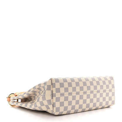 Louis Vuitton Damier Azur Graceful PM Rose Ballerine 4 of 9