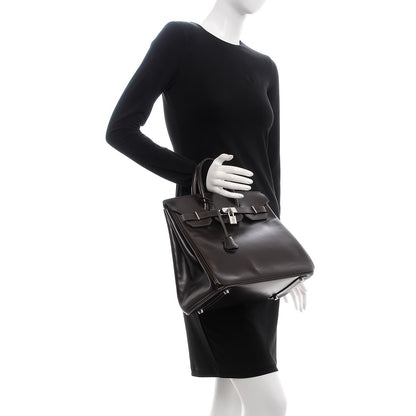 Hermes Box HAC Birkin 32 Chocolate 2 of 32
