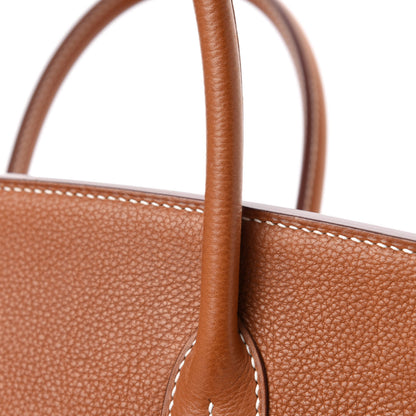 Hermes Natural Barenia Faubourg Birkin 30 Fauve 8 of 17