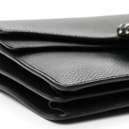 Gucci Pebbled Calfskin Small Dionysus Shoulder Bag Black 16 of 17