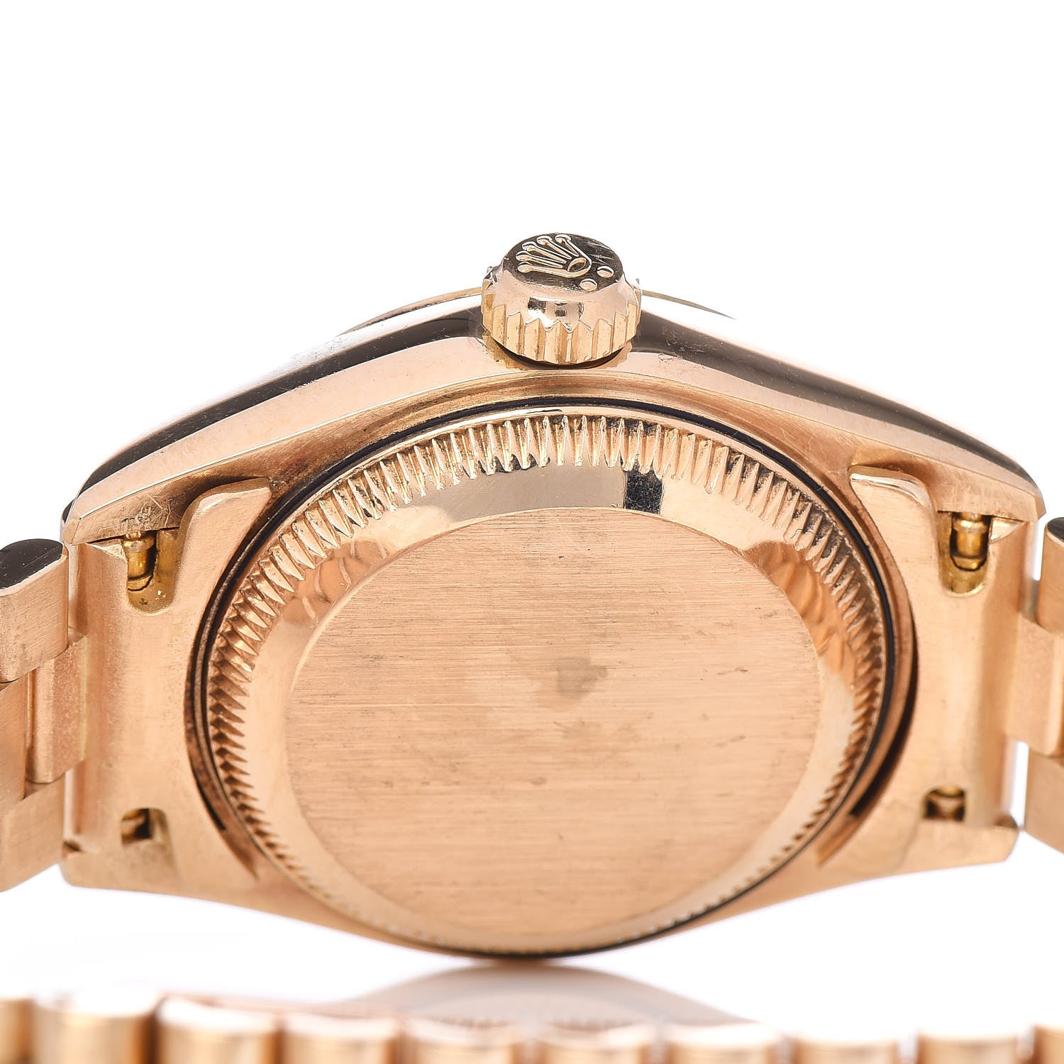 Rolex 18K Yellow Gold 26mm Datejust President Watch Champagne 79178 5 of 5