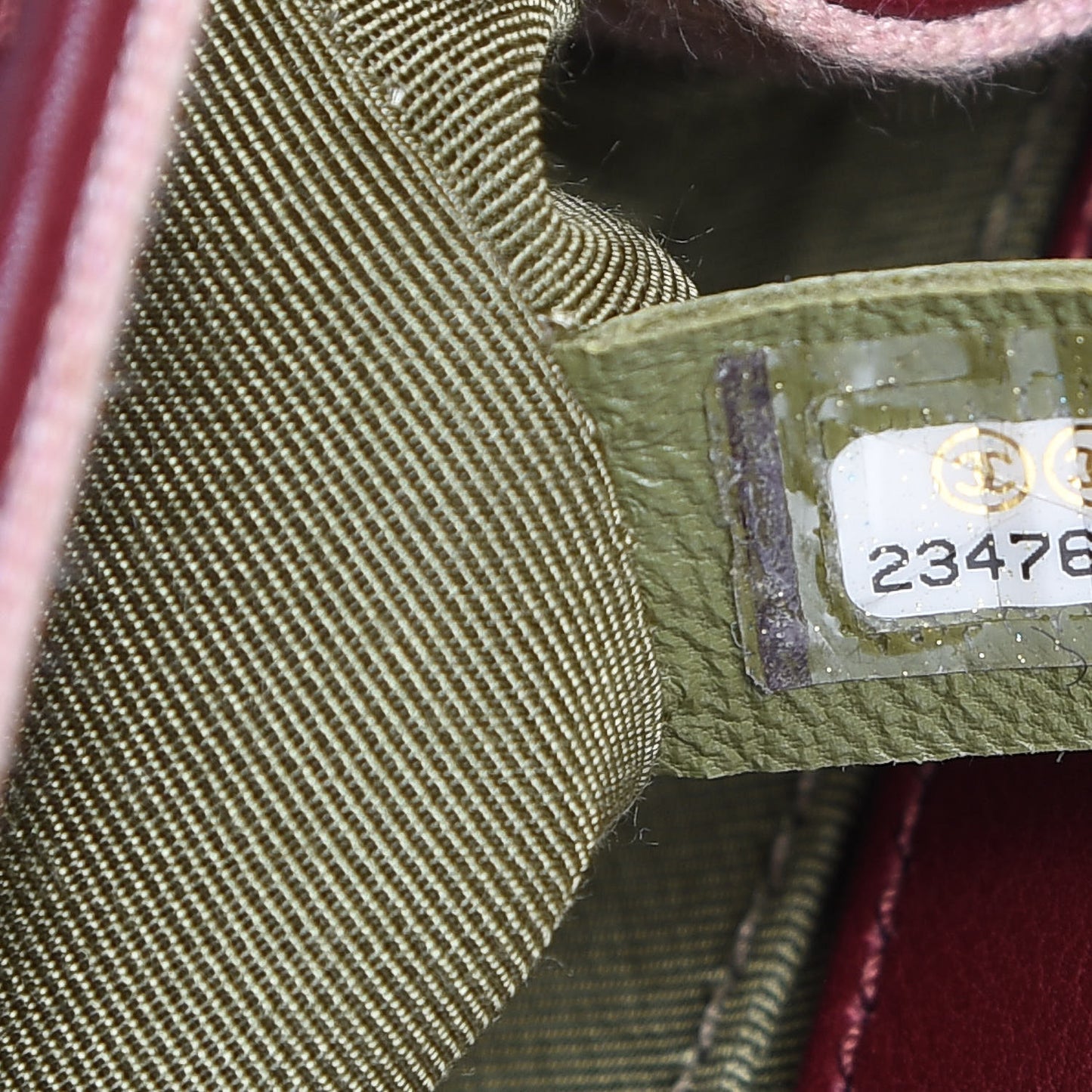 Calfskin Quilted Medium Boy Flap Burgundy