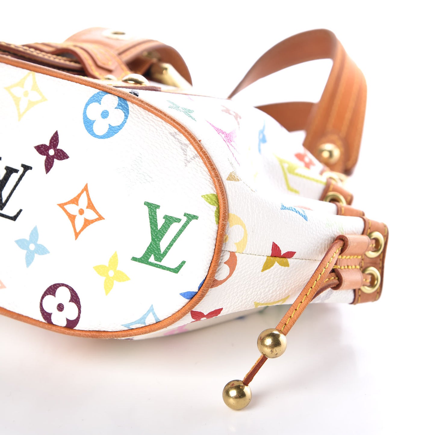 Monogram Multicolor Theda GM White