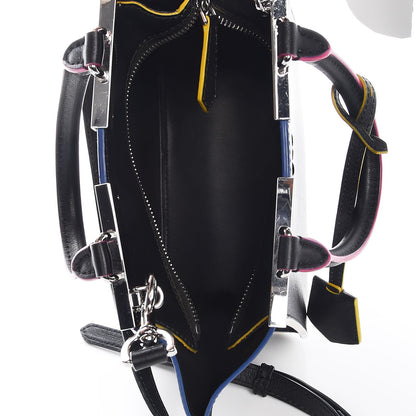 Fendi Vitello Dolce Mini 3Jours Tote Black 6 of 9