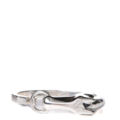 Hermes Sterling Silver PM Galop Bracelet LG 5 of 7