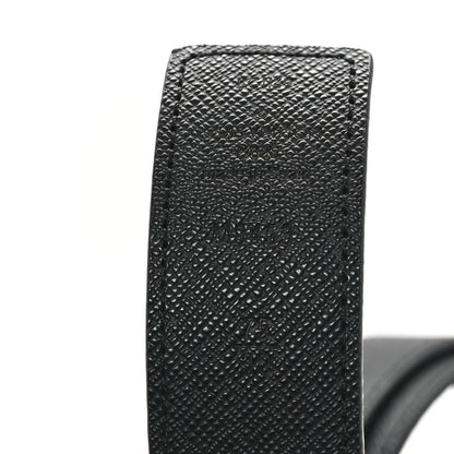 Louis Vuitton Calfskin Monogram 30mm LV Initiales Reversible Belt 75 30 Black 4 of 7