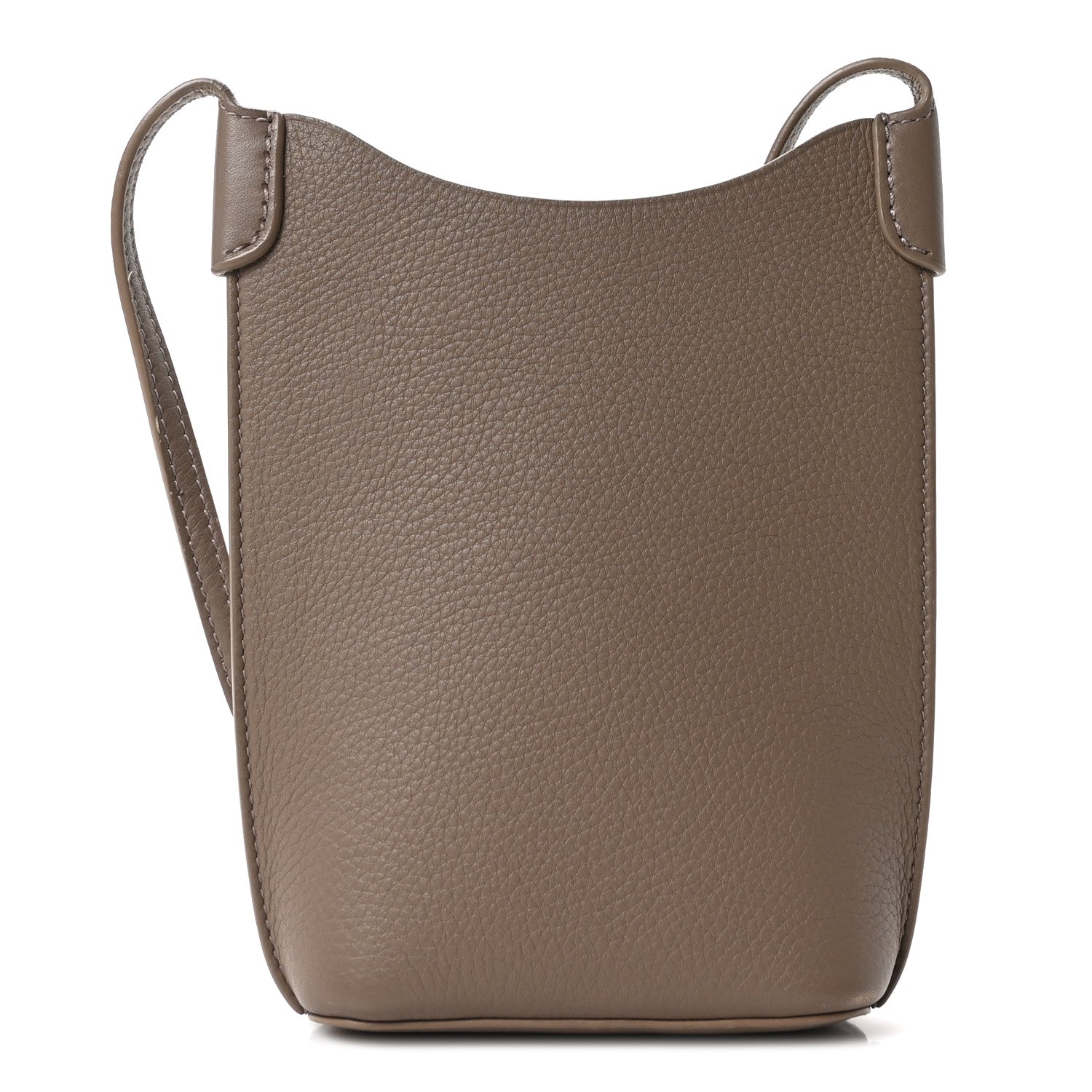 Loro Piana Grained Calfskin Bale Phone Case Warm Mastic 1 of 9