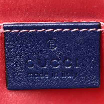 Gucci Velvet Matelasse Small GG Marmont Chain Shoulder Bag Cobalt 6 of 11