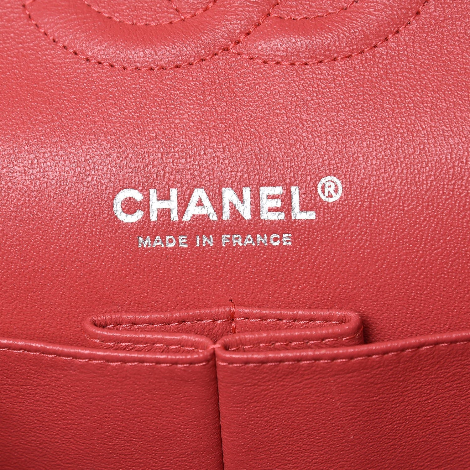 Chanel Iridescent Caviar Quilted Medium Double Flap Dark Pink 7 of 16