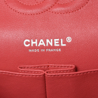 Chanel Iridescent Caviar Quilted Medium Double Flap Dark Pink 7 of 16