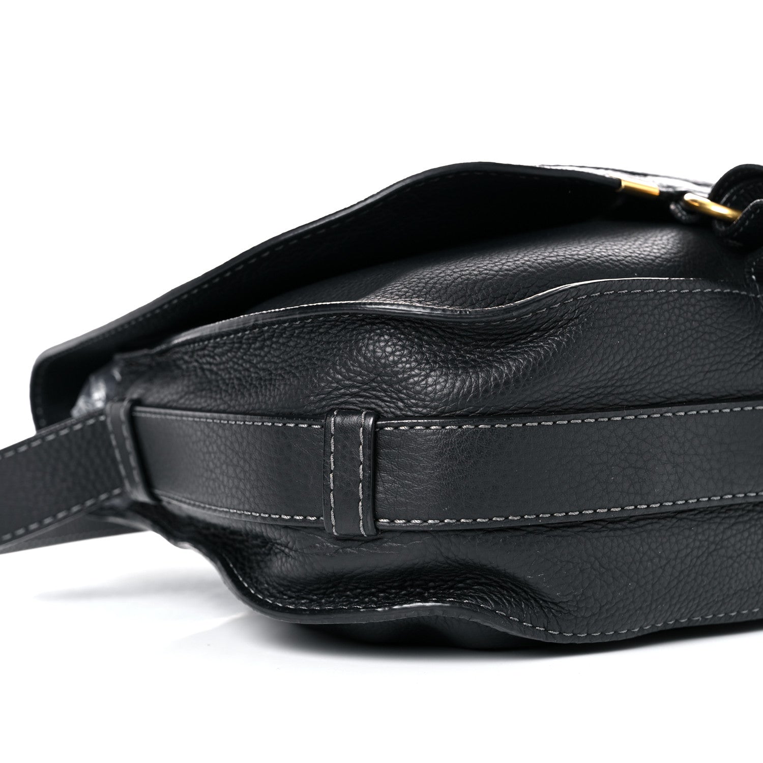 Chloe Calfskin Medium Marcie Round Crossbody Bag Black 7 of 21