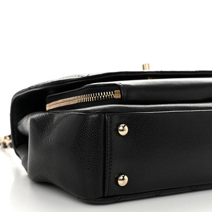 Chanel Caviar Quilted Medium Business Affinity Flap Black 10 of 12