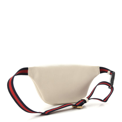 Gucci Grained Calfskin Small Logo Belt Bag White 2 of 8