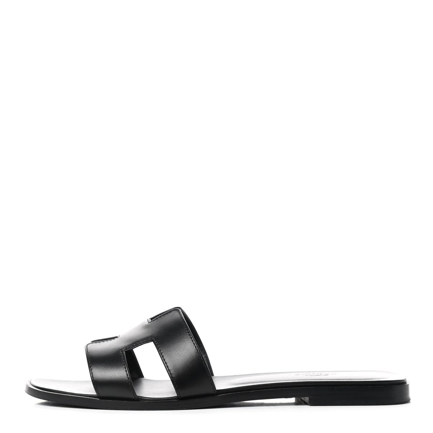 Box Calfskin Oran Sandals 40.5 Black