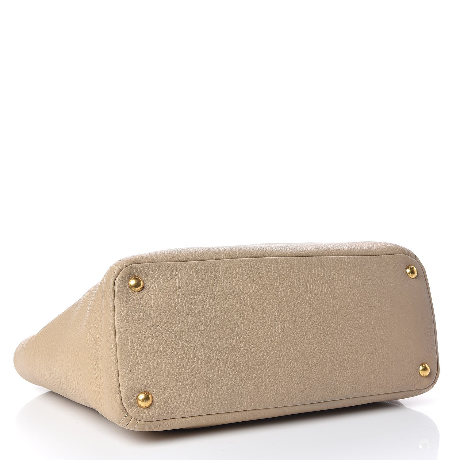 Prada Vitello Daino Side Pocket Tote Sabbia 4 of 17
