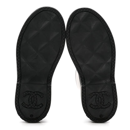 Chanel Caoutchouk CC High Boots 38 Black 6 of 19