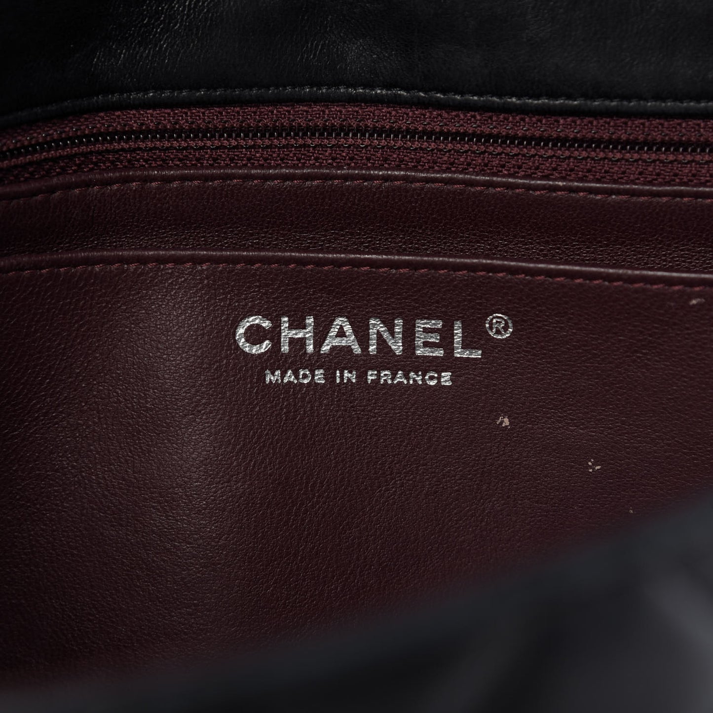 Lambskin Quilted Jumbo Single Flap Black