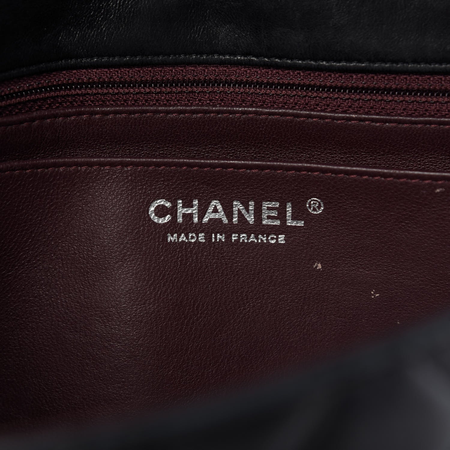Chanel Lambskin Quilted Jumbo Single Flap Black 8 of 9