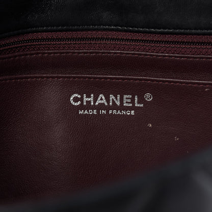 Chanel Lambskin Quilted Jumbo Single Flap Black 8 of 9