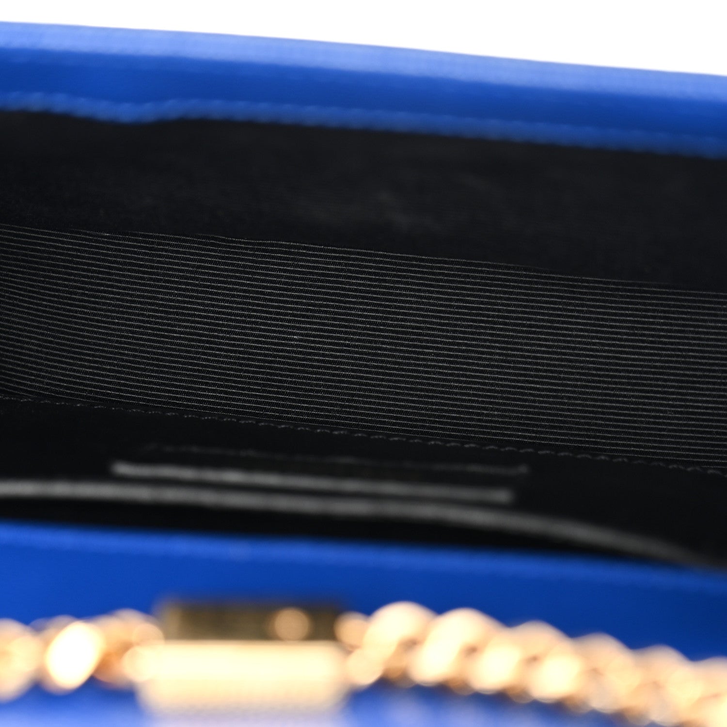 Saint Laurent Grain De Poudre Small Classic Monogram Kate Satchel Royal Blue 5 of 12