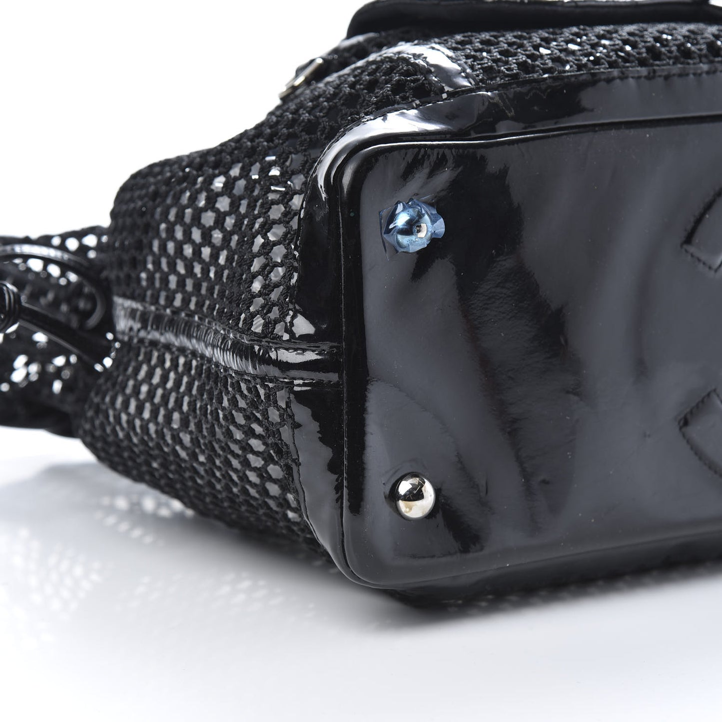 Patent Net Large La Madrague Tote Black