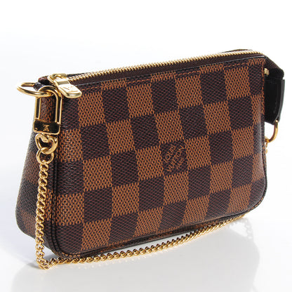 Louis Vuitton Damier Ebene Mini Pochette Accessories 3 of 8