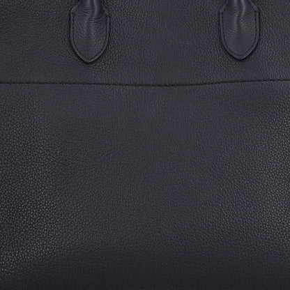The Row Matte Grained Calfskin Soft Margaux 15 Dark Navy 7 of 9