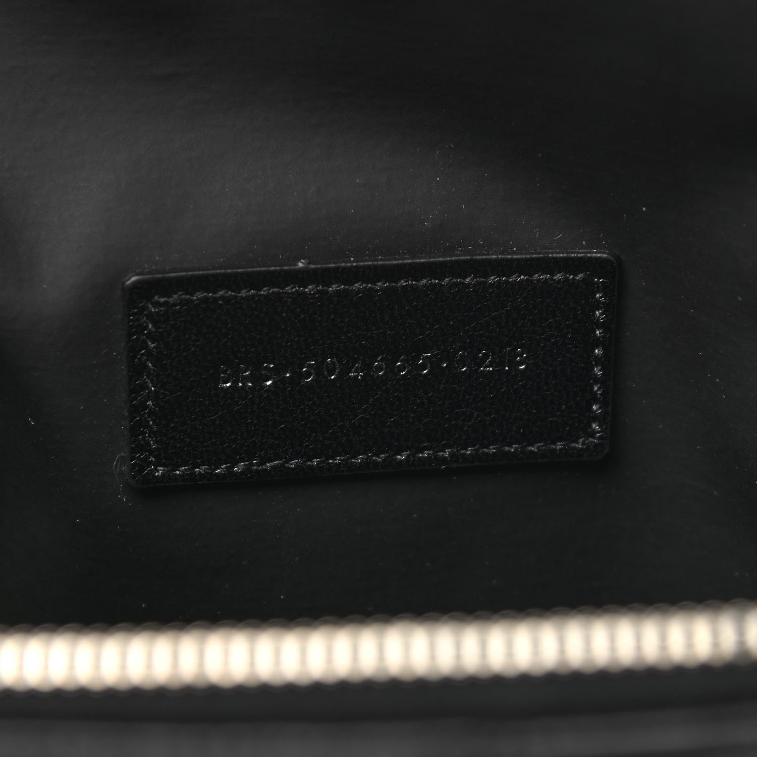Saint Laurent Lambskin Matelasse Cosmetic Case Black 7 of 8