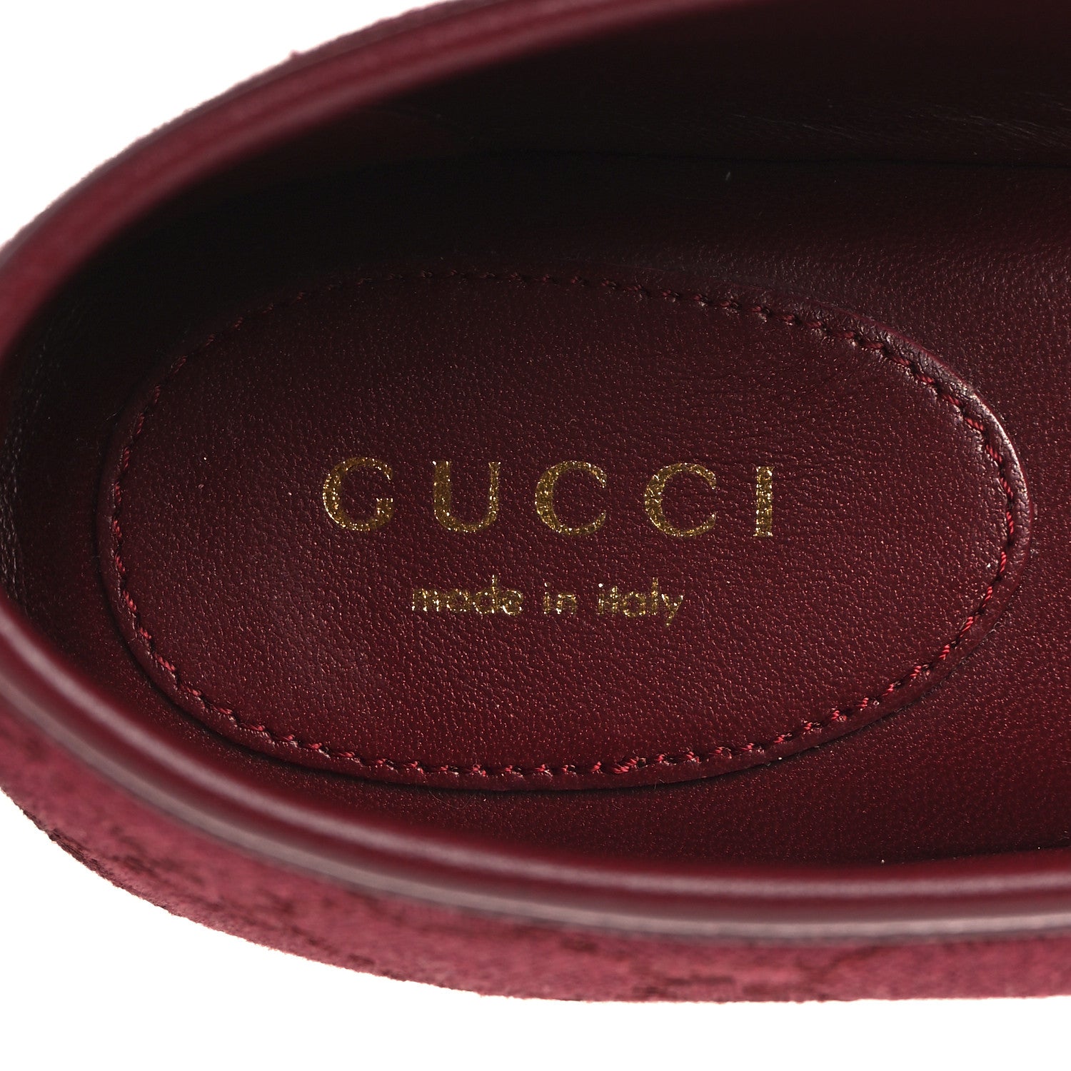 Gucci GG Monogram Horsebit Ballet Flats 38.5 Rosso Ancora 9 of 9