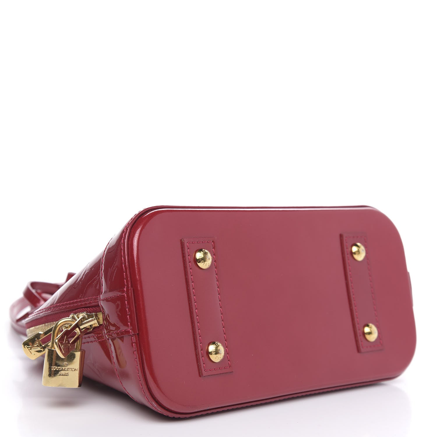 Louis Vuitton Vernis Alma BB Pomme D'Amour 4 of 8