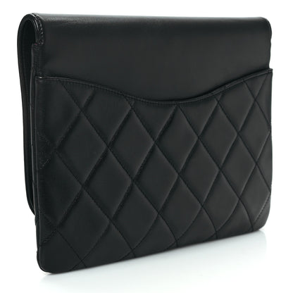 Chanel Goatskin Quilted Timeless CC Clutch Black 3 of 10