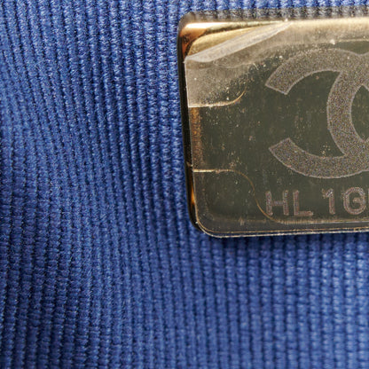 Chanel Denim Quilted Double You Mini Flap Blue Golden 8 of 11