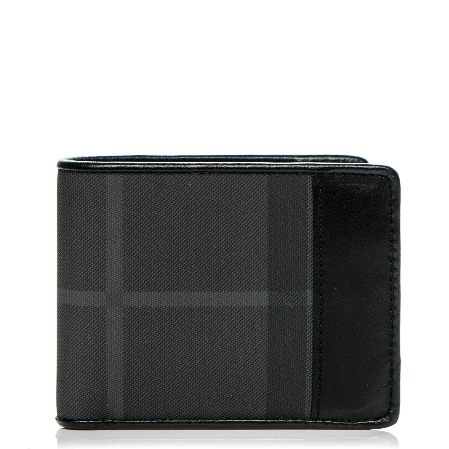 Burberry Beat Check Bi-Fold Wallet Black 1 of 6