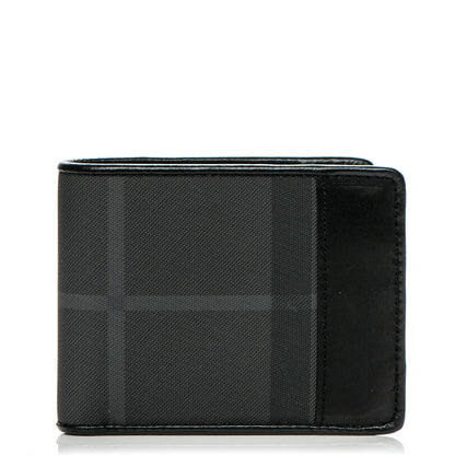 Burberry Beat Check Bi-Fold Wallet Black 1 of 6
