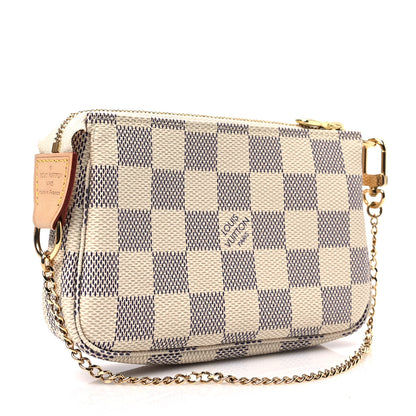 Louis Vuitton Damier Azur Mini Pochette Accessories 3 of 8