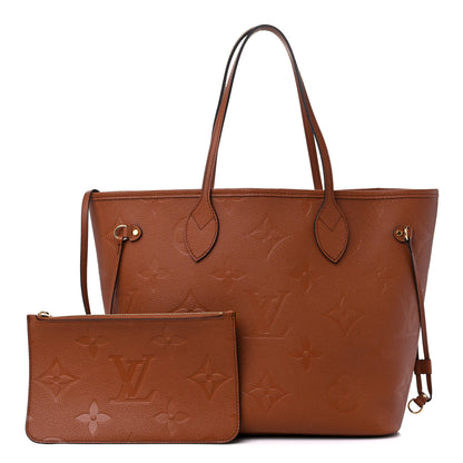 Louis Vuitton Empreinte Monogram Giant Neverfull MM Cognac 1 of 9
