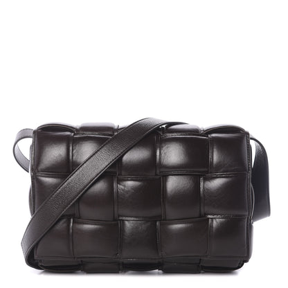 Bottega Veneta Paper Calfskin Maxi Intreccio Padded Cassette Crossbody Bag Fondant 1 of 9